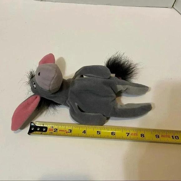 Vintage Walt Disney World Eeyore Bean Bag Plush Winnie the Pooh 8 Inch - Picture 6 of 8